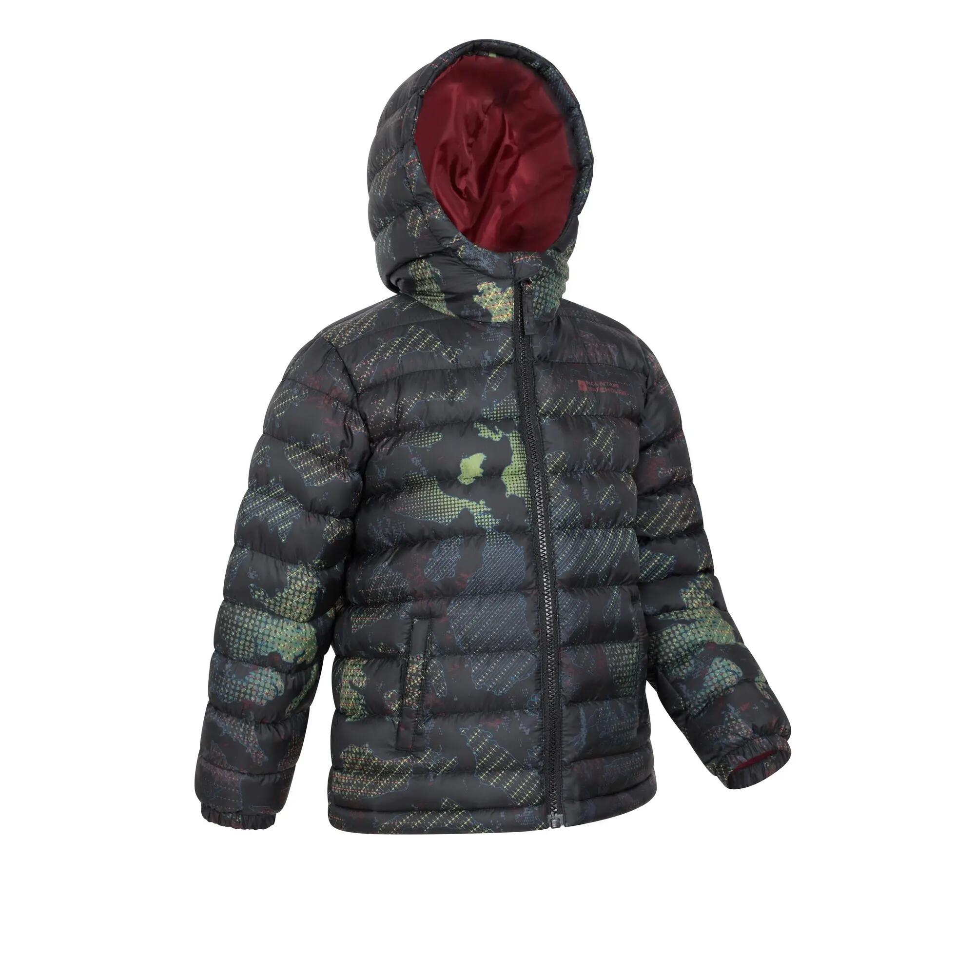 "Seasons" Steppjacke für Kinder Pechschwarz 4/5