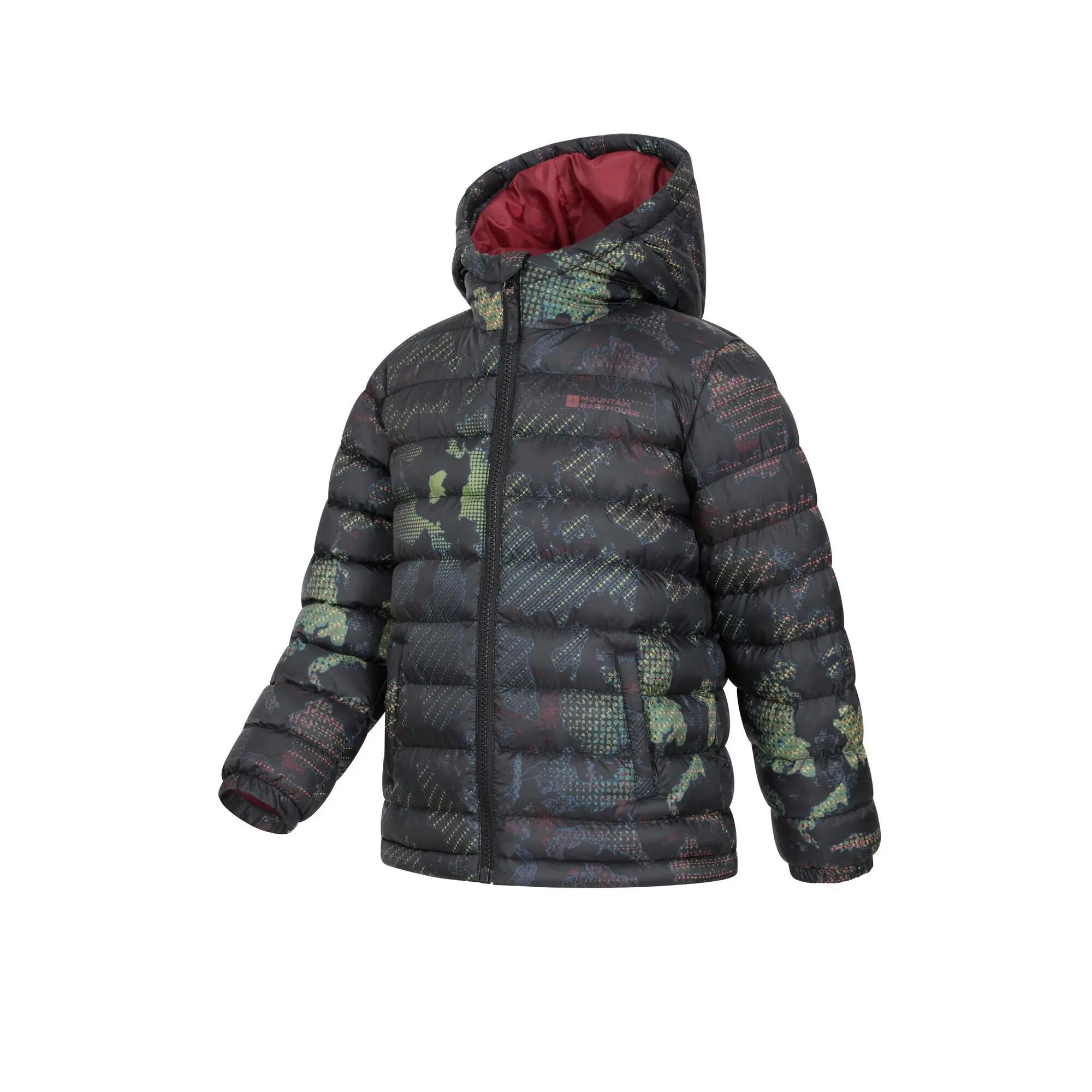 "Seasons" Steppjacke für Kinder Pechschwarz 3/5