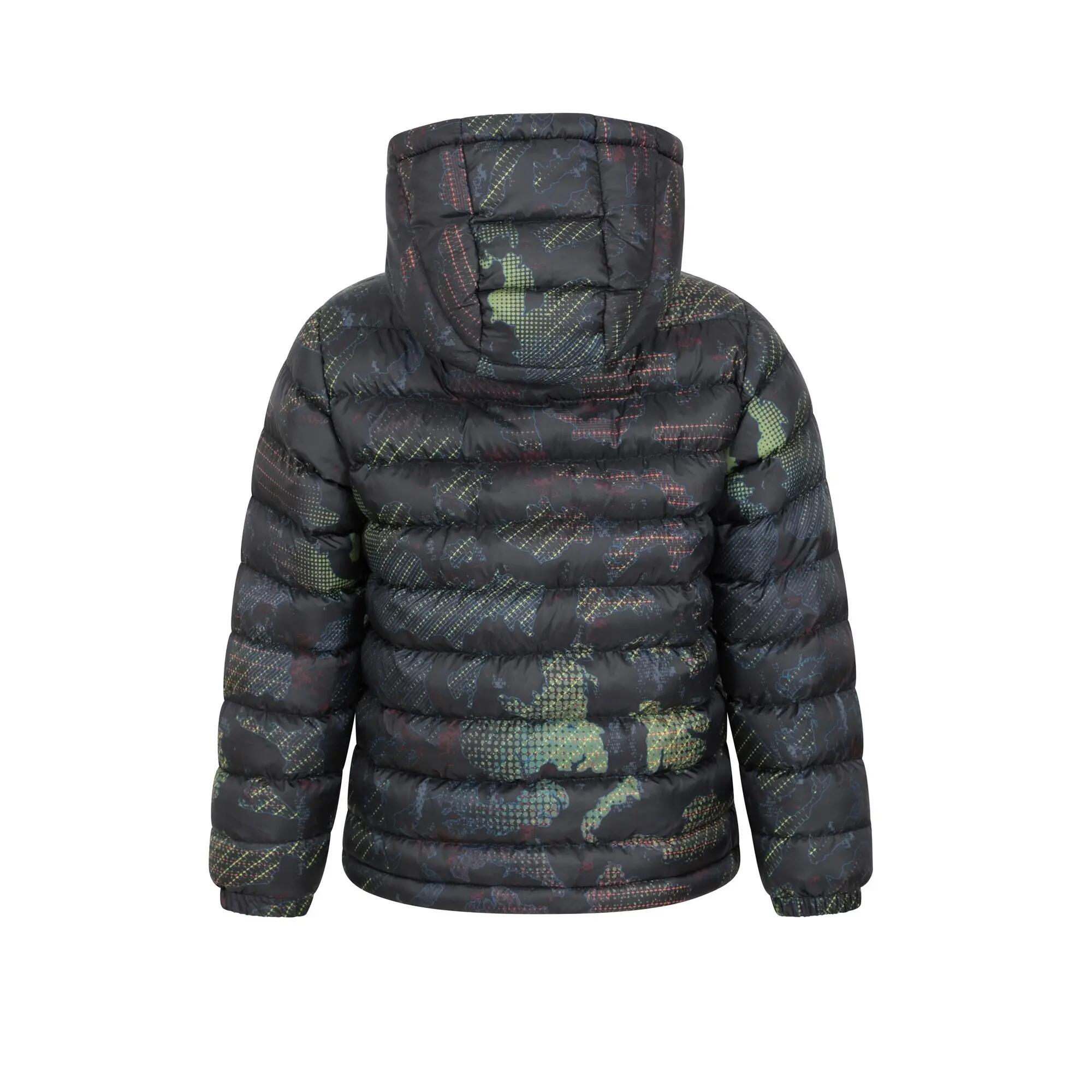 "Seasons" Steppjacke für Kinder Samtschwarz 2/4