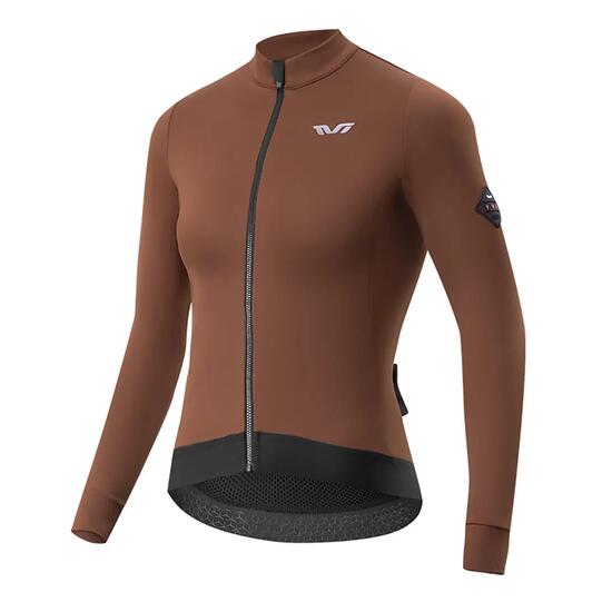 Maglia da ciclismo termica autunno/inverno con zip
