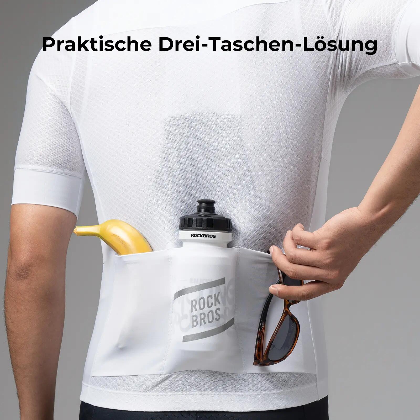 Herren Kurzarm-Radtrikot aerodynamisch 4/7