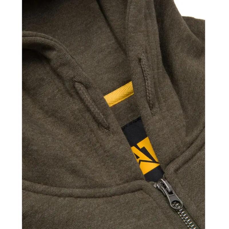 Caterpillar Men's Full-Zip Hooded Sweatshirt Verde XXL 2/2