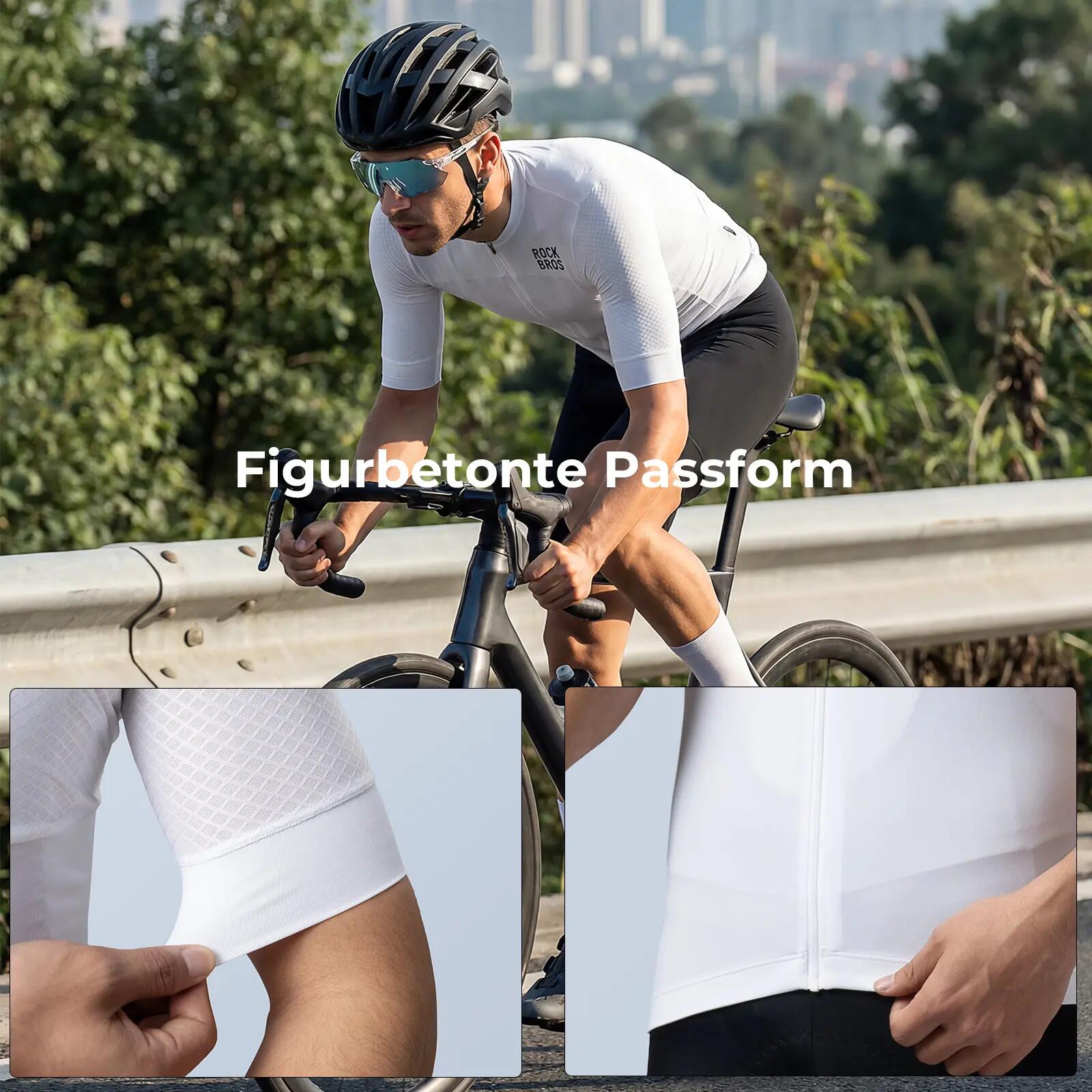 Herren Kurzarm-Radtrikot aerodynamisch 3/7