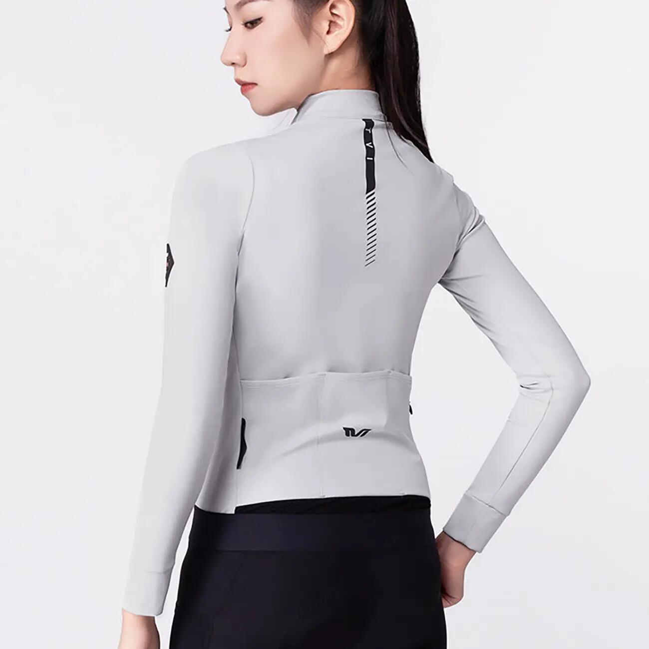 Bluza kolarska ocieplana jesień/zima rozpinana 4/4