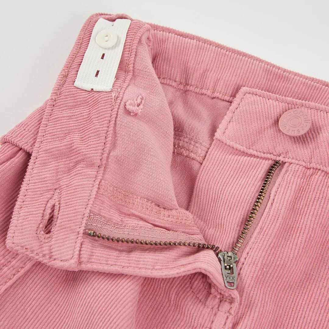 Falda micropana rosa con bolsillos cargo 3/4