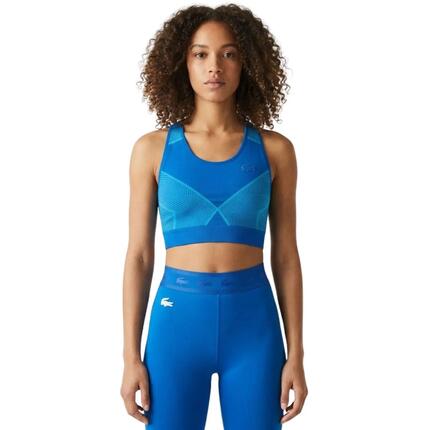 Lacoste Sport Seamless Damen Sporttop Blau