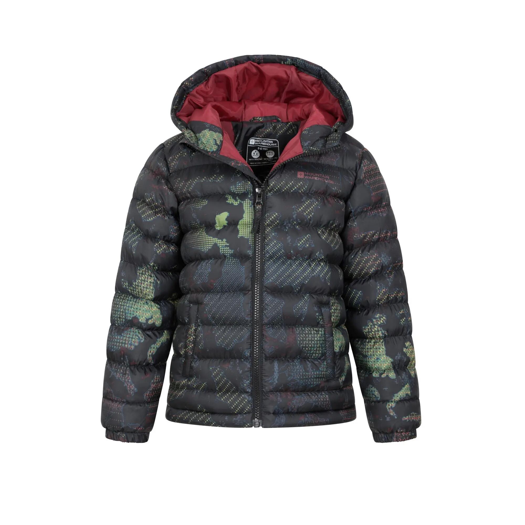 "Seasons" Steppjacke für Kinder Pechschwarz 5/5