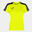 Maillot manches courtes Femme Joma Academy iii jaune fluo noir