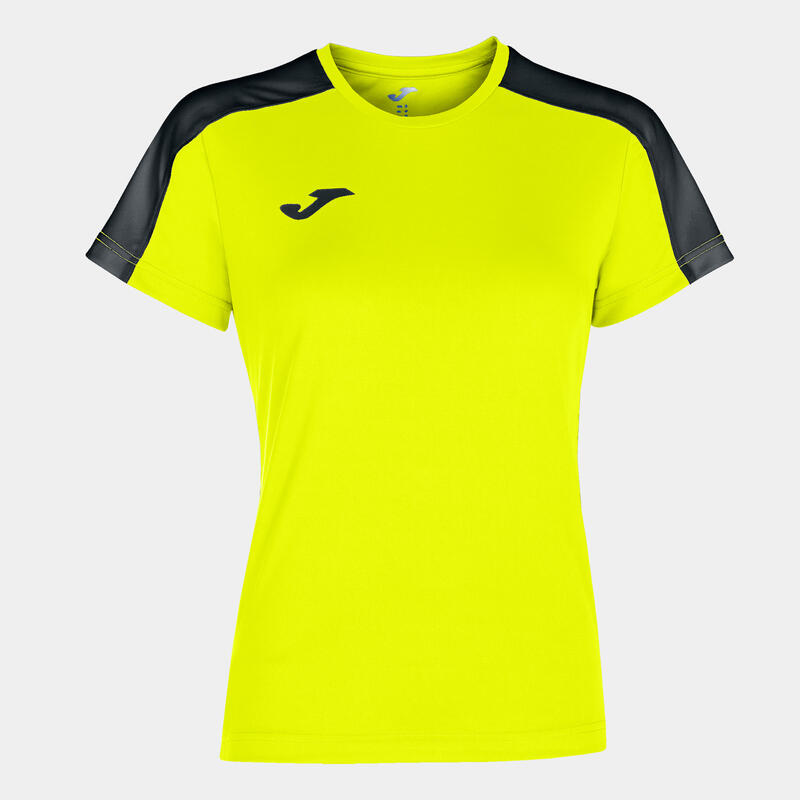 Maillot manches courtes Femme Joma Academy iii jaune fluo noir