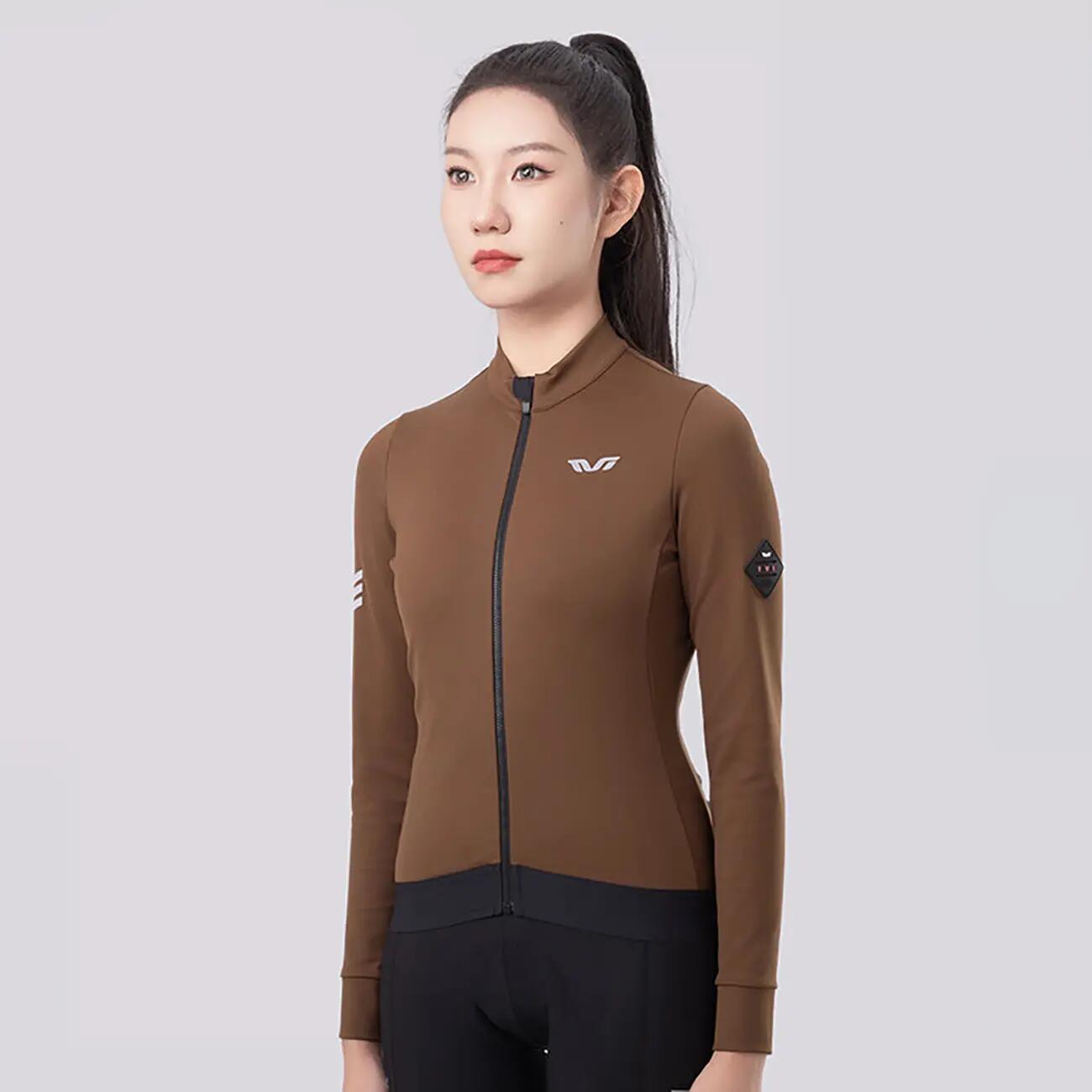 Bluza kolarska ocieplana jesień/zima rozpinana 3/6