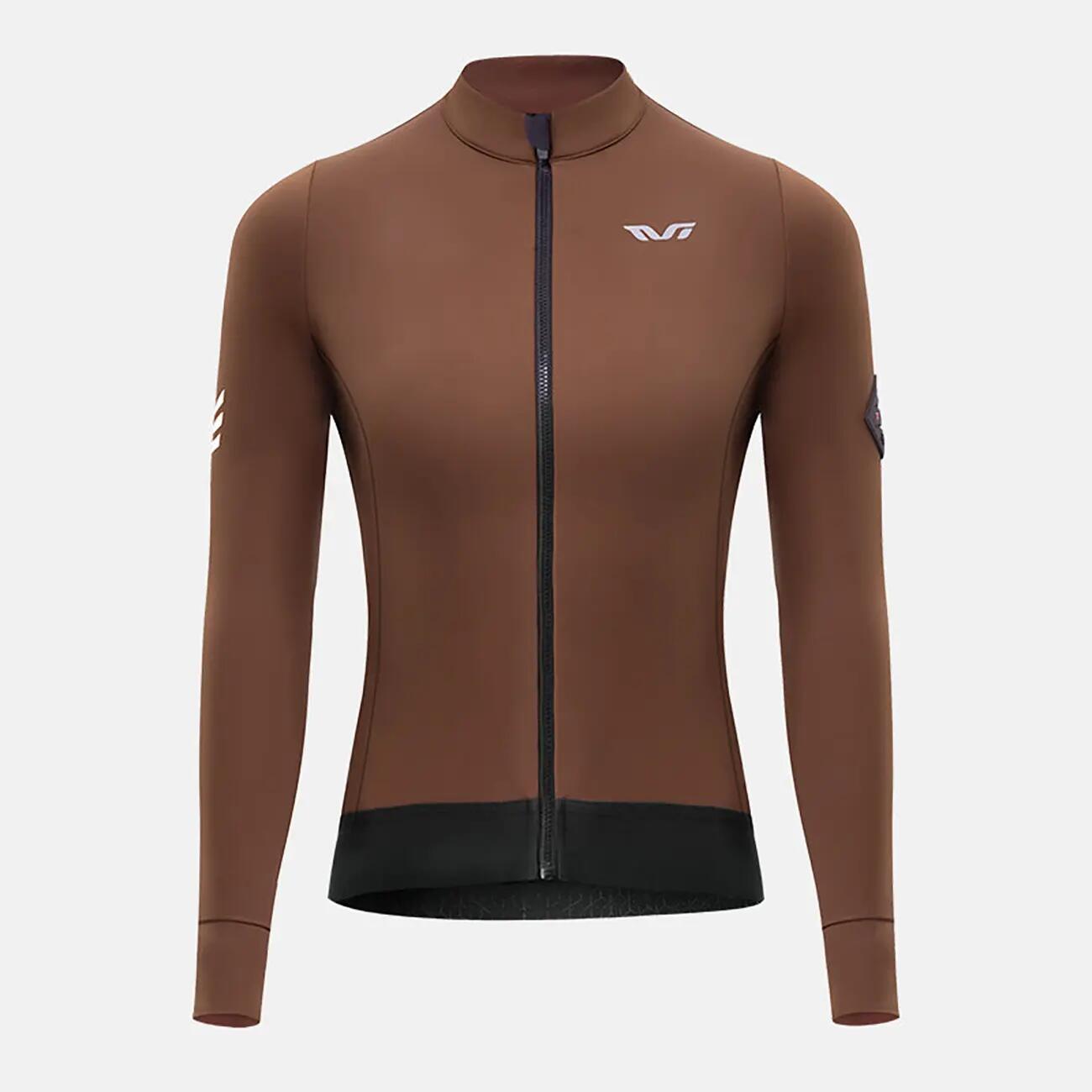 Bluza kolarska ocieplana jesień/zima rozpinana 2/6