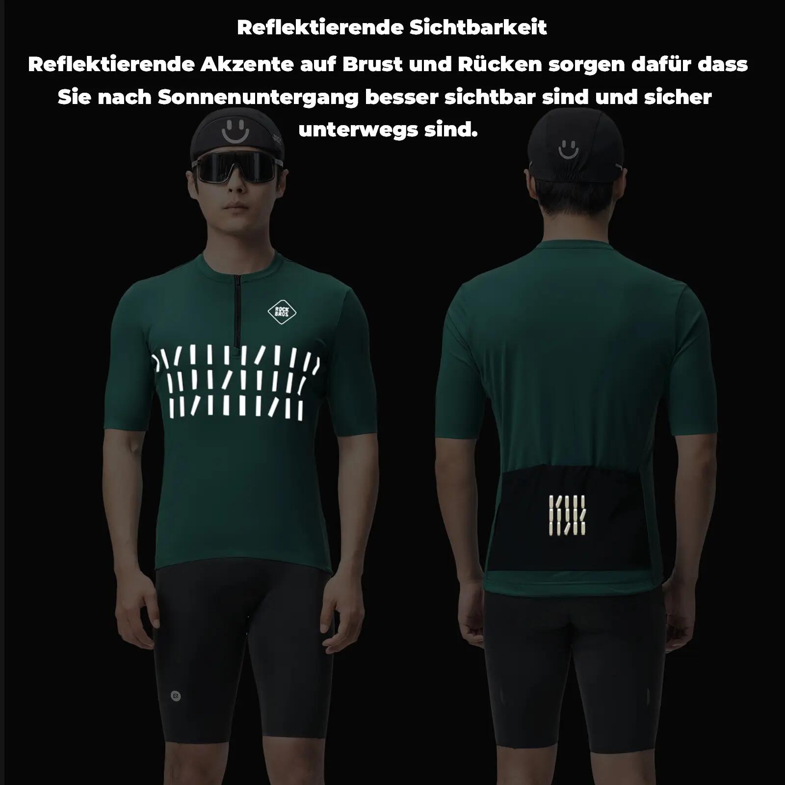 Maillot de cyclisme à manches courtes pour homme 6/7