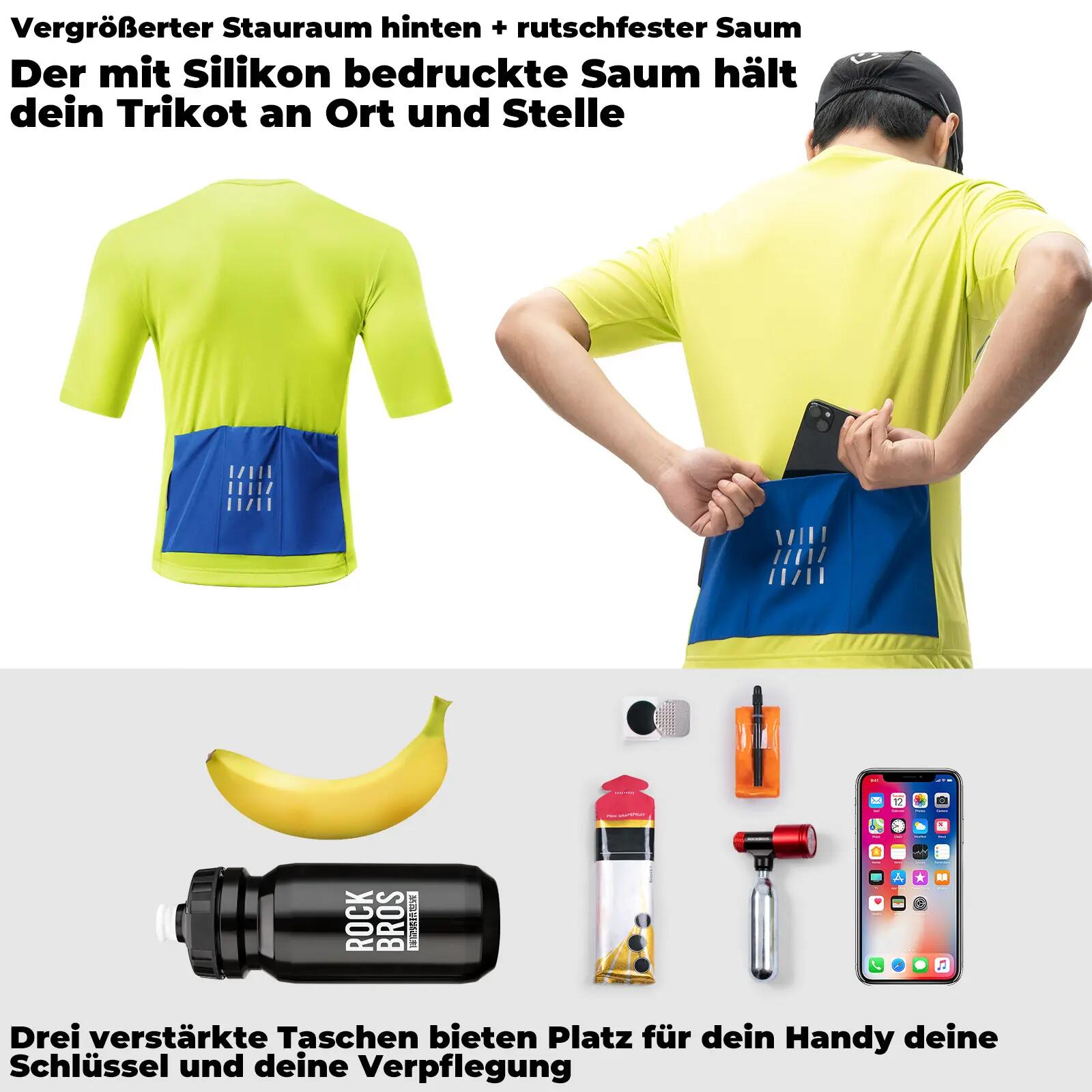 Maillot de cyclisme à manches courtes pour homme 5/7