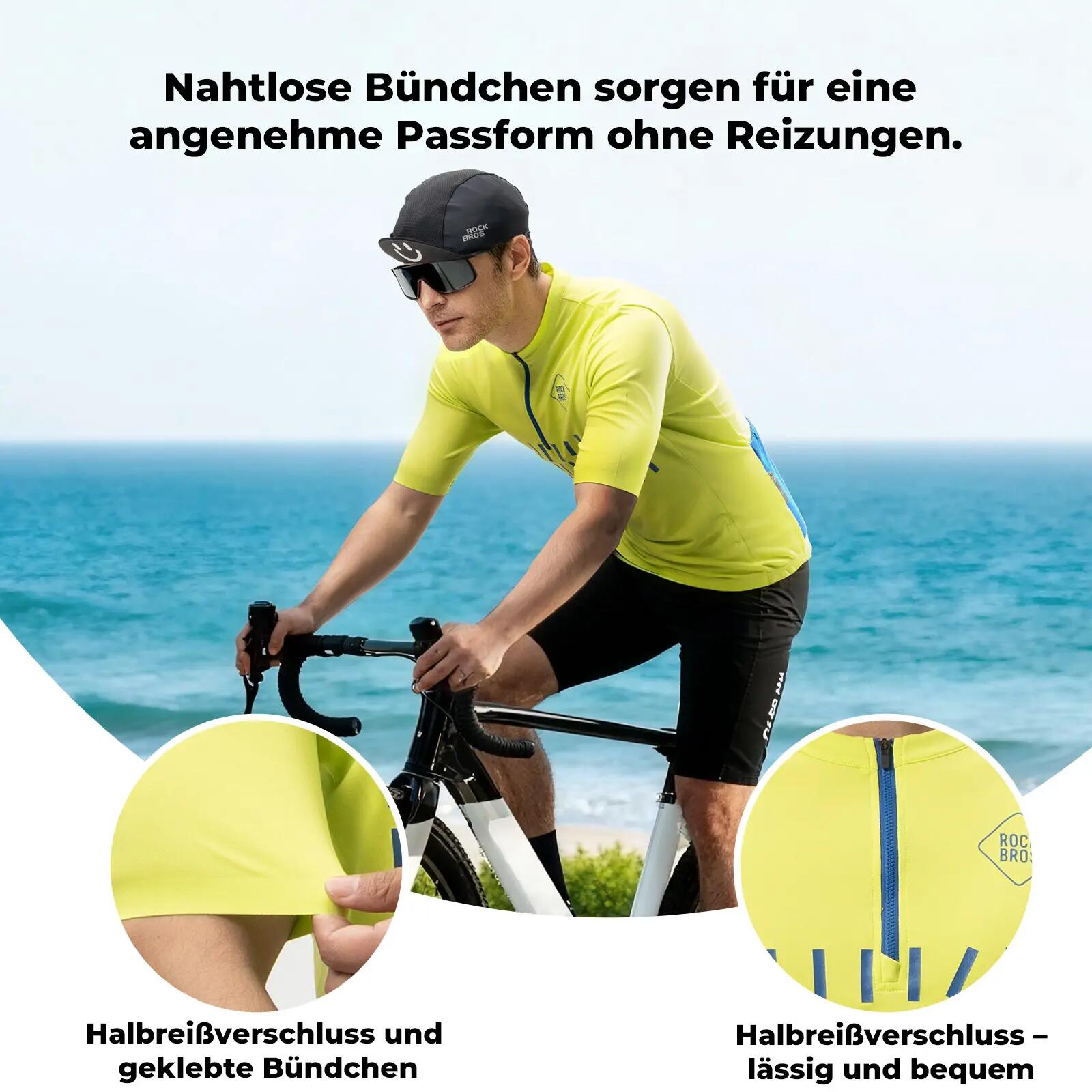 Maillot de cyclisme à manches courtes pour homme 4/7