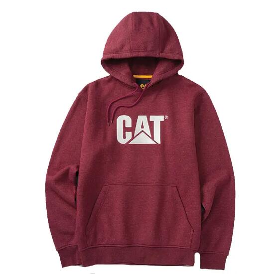 Caterpillar CAT Trademark Sweat à capuche Homme Rouge L