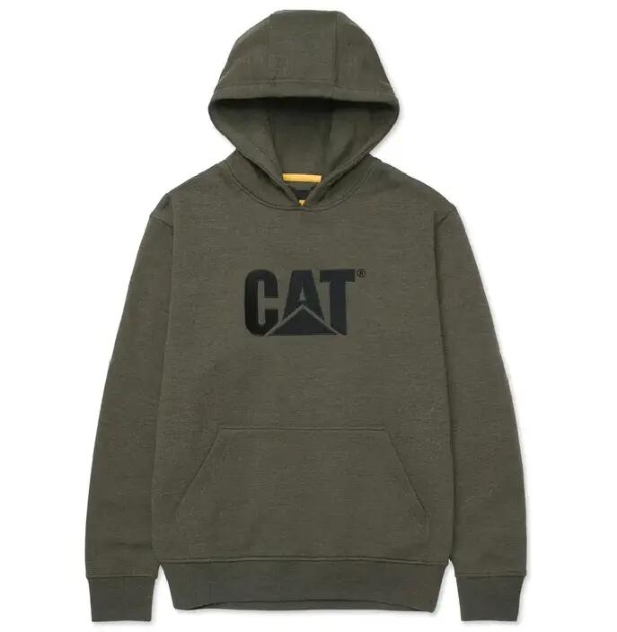 Caterpillar CAT Trademark Sweat à capuche Homme Vert S 1/1