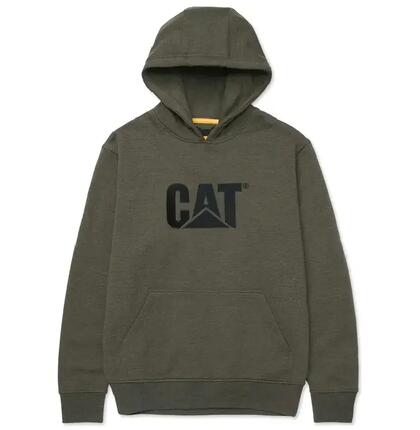 Caterpillar CAT Trademark Sweat à capuche Homme Vert XL