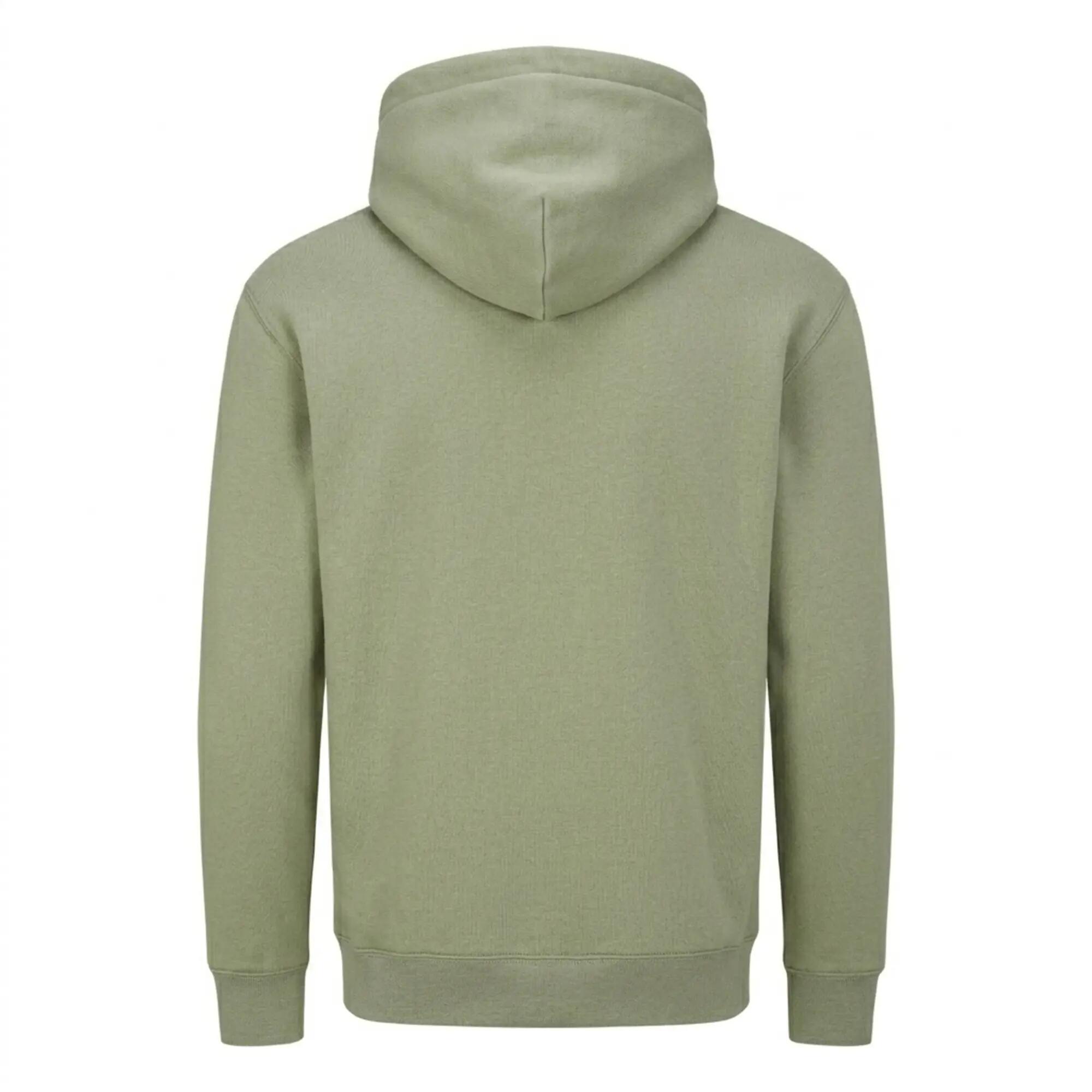 Unisex Adult Essential Drawstring Hoodie (Soft Olive) 2/2