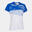 Maillot manches courtes Fille Joma Supernova ii blanc bleu roi