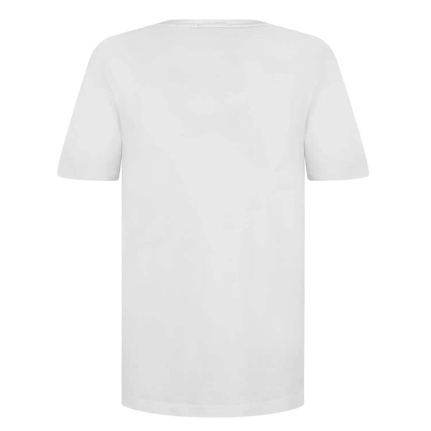 Mens Logo Regular TShirt (Pure White) 2/3
