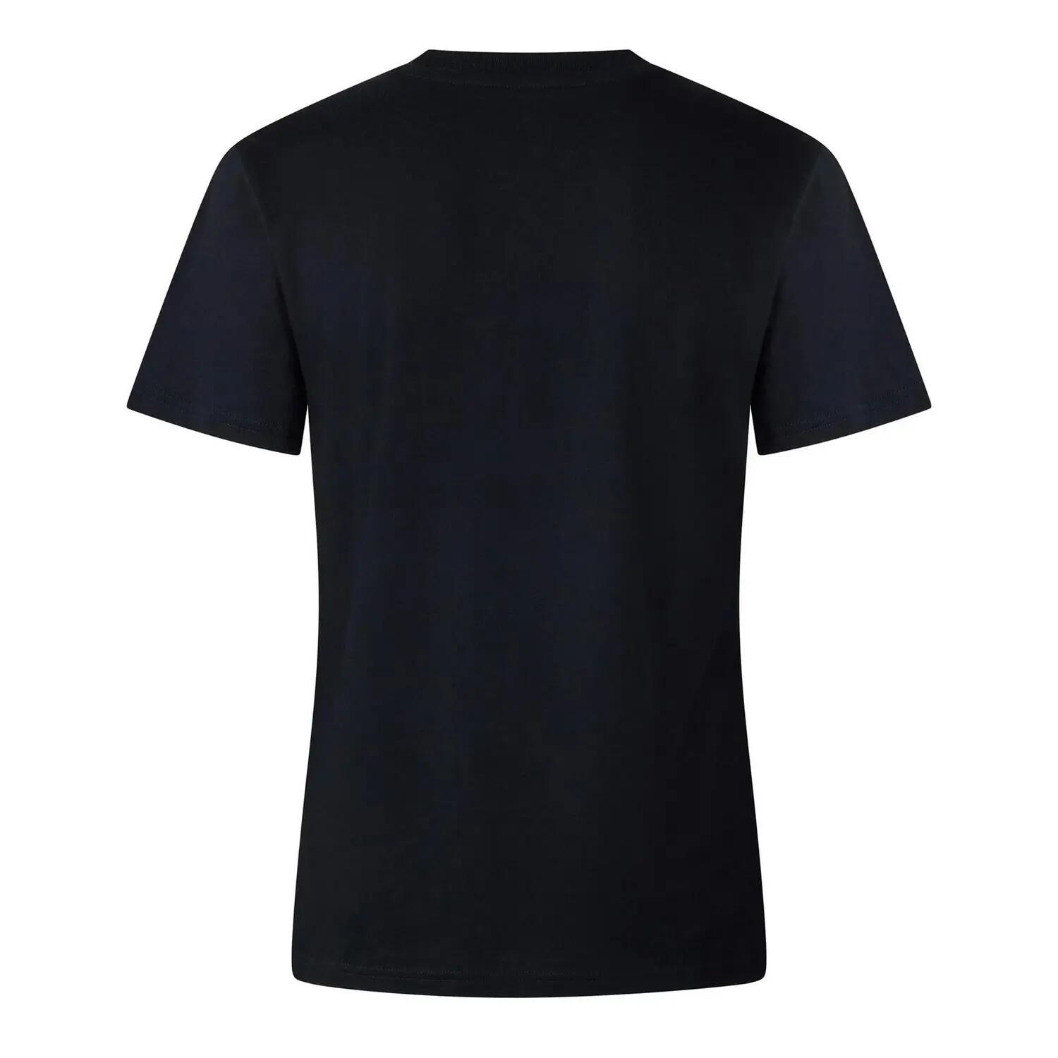 Mens Graphic Print TShirt (Black) 3/4