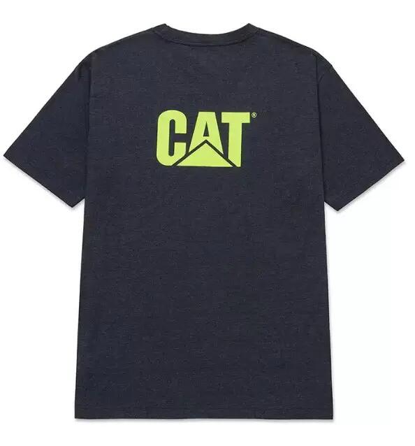 Caterpillar CAT Trademark Tee T-Shirt Homme Navy Heather XL 2/2