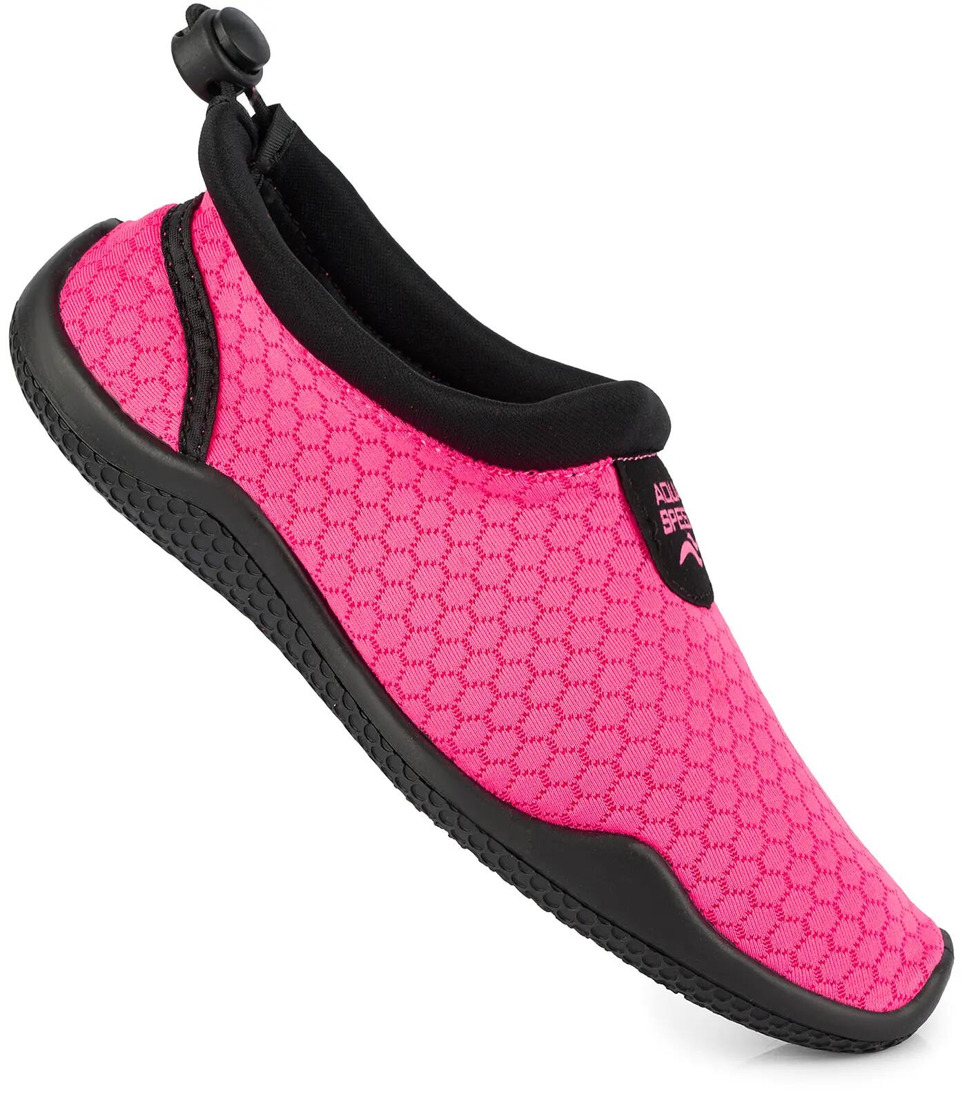 Dziecięce buty do wody na plażę kajaki rafę różowe AQUA SPEED 2/9