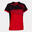 Maillot manches courtes Femme Joma Supernova ii rouge noir