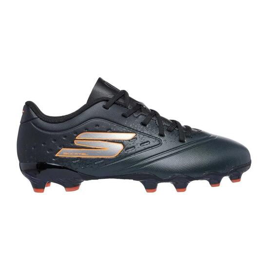 Chaussures De Foot Pour Terrain Ferme RAZOR Enfant (Noir / Orange)