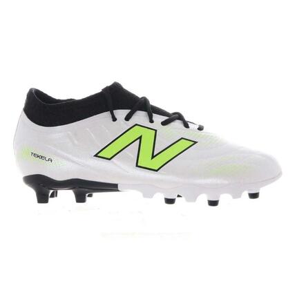 Chaussures De Foot Pour Terrain Ferme Enfant (Blanc / Vert)