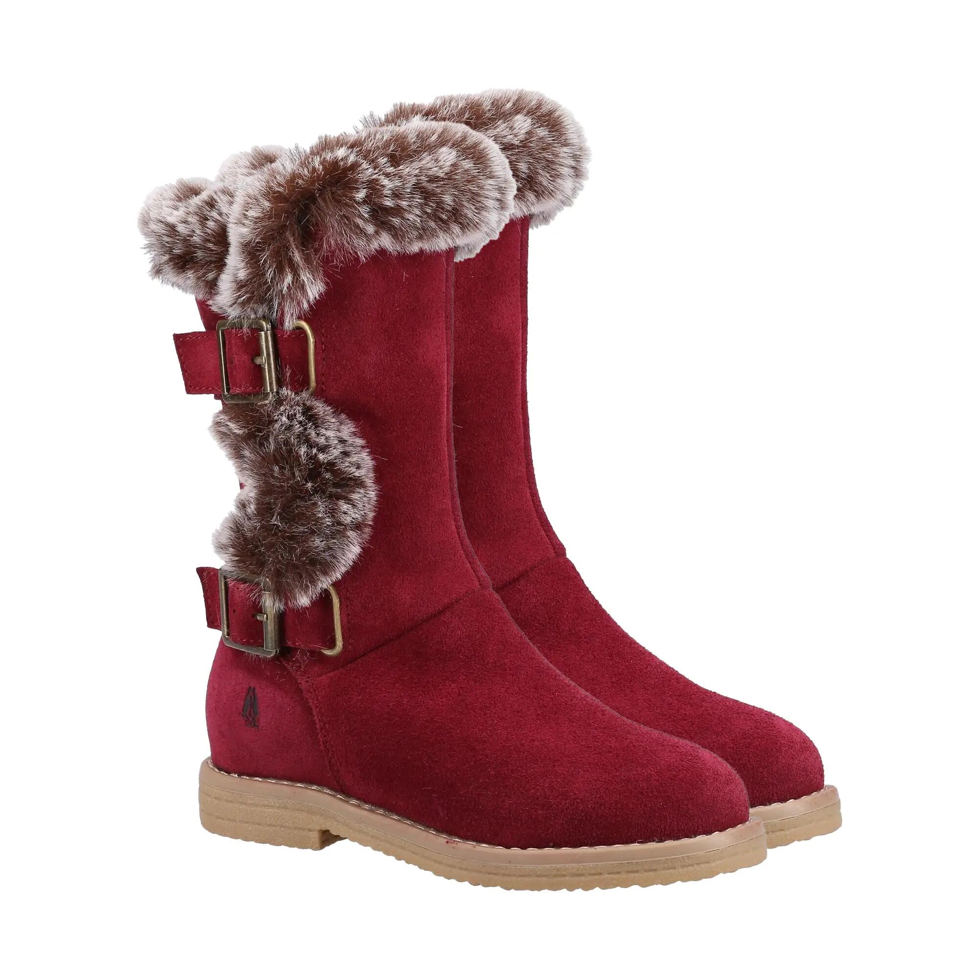 Stiefel "Mini Megan", Wildleder Mädchen Burgunderrot 2/2
