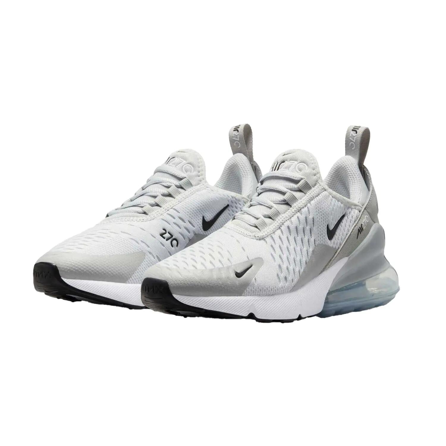 Scarpe Sportive SwooshBambini Nike Air Max 270 React Grigio Nero 4/4