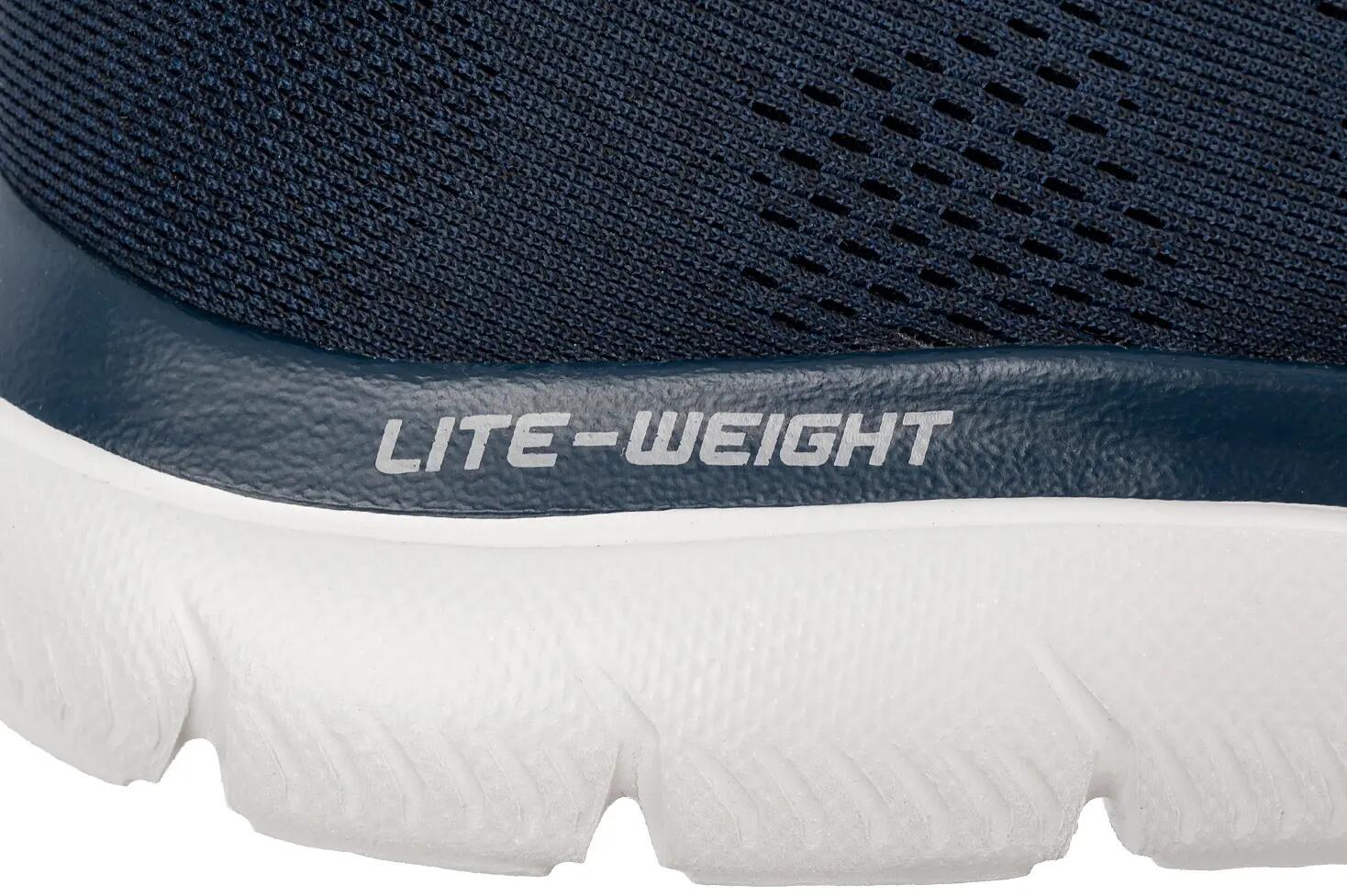 Męskie buty sportowe sneakersy bez wiązania SKECHERS SUMMITS LOUVIN 232186-NVY 9/11