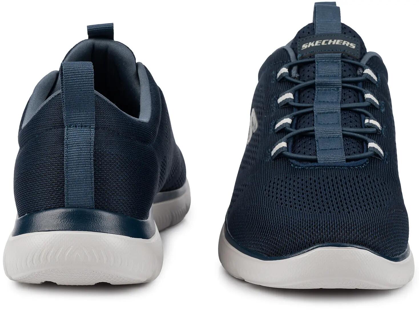 Męskie buty sportowe sneakersy bez wiązania SKECHERS SUMMITS LOUVIN 232186-NVY 5/11