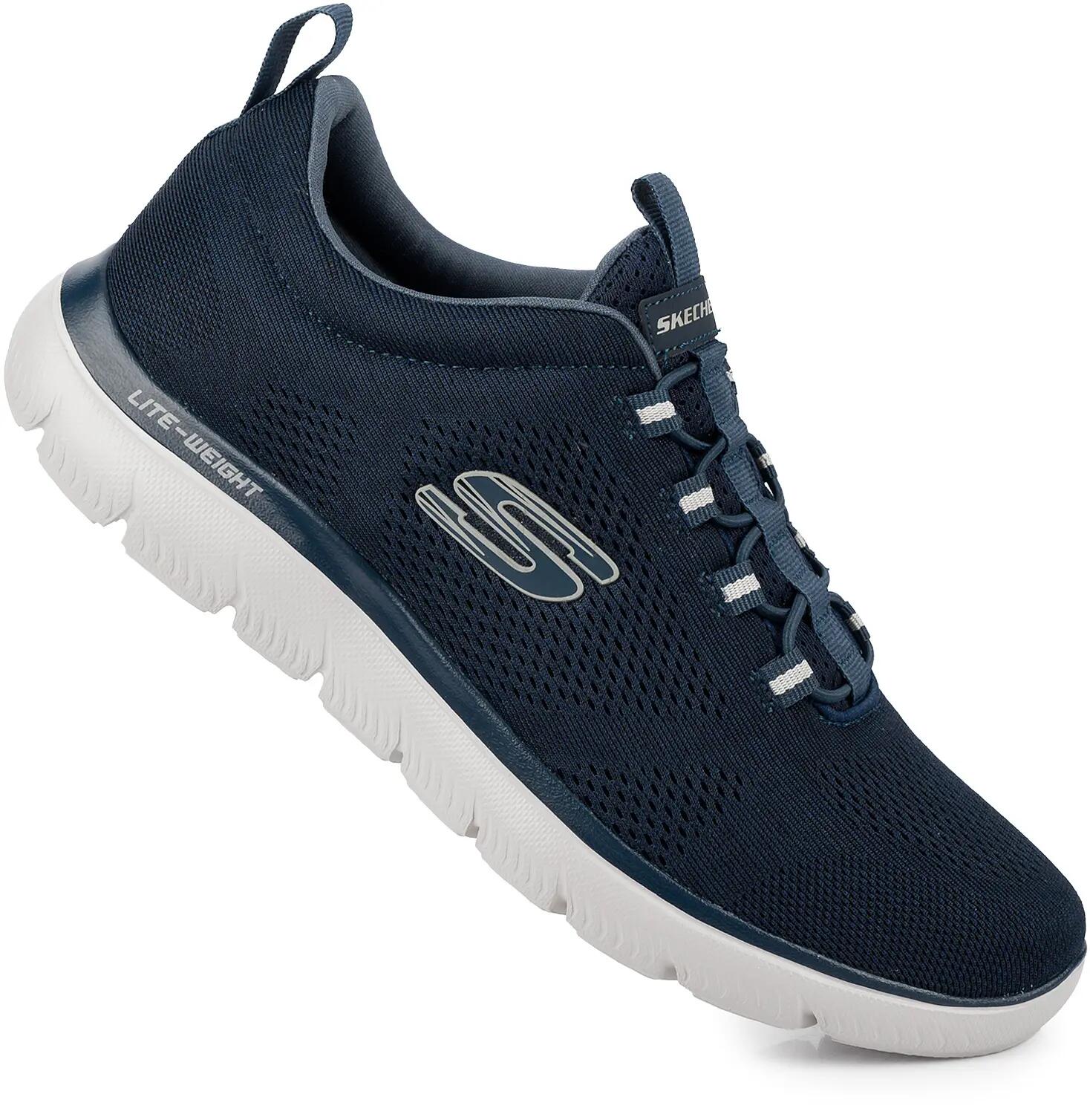 Męskie buty sportowe sneakersy bez wiązania SKECHERS SUMMITS LOUVIN 232186-NVY 4/11