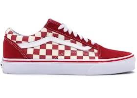 Scarpe - Walking - Uomo - Old Skool Checkerboard - Racing Red 3/3