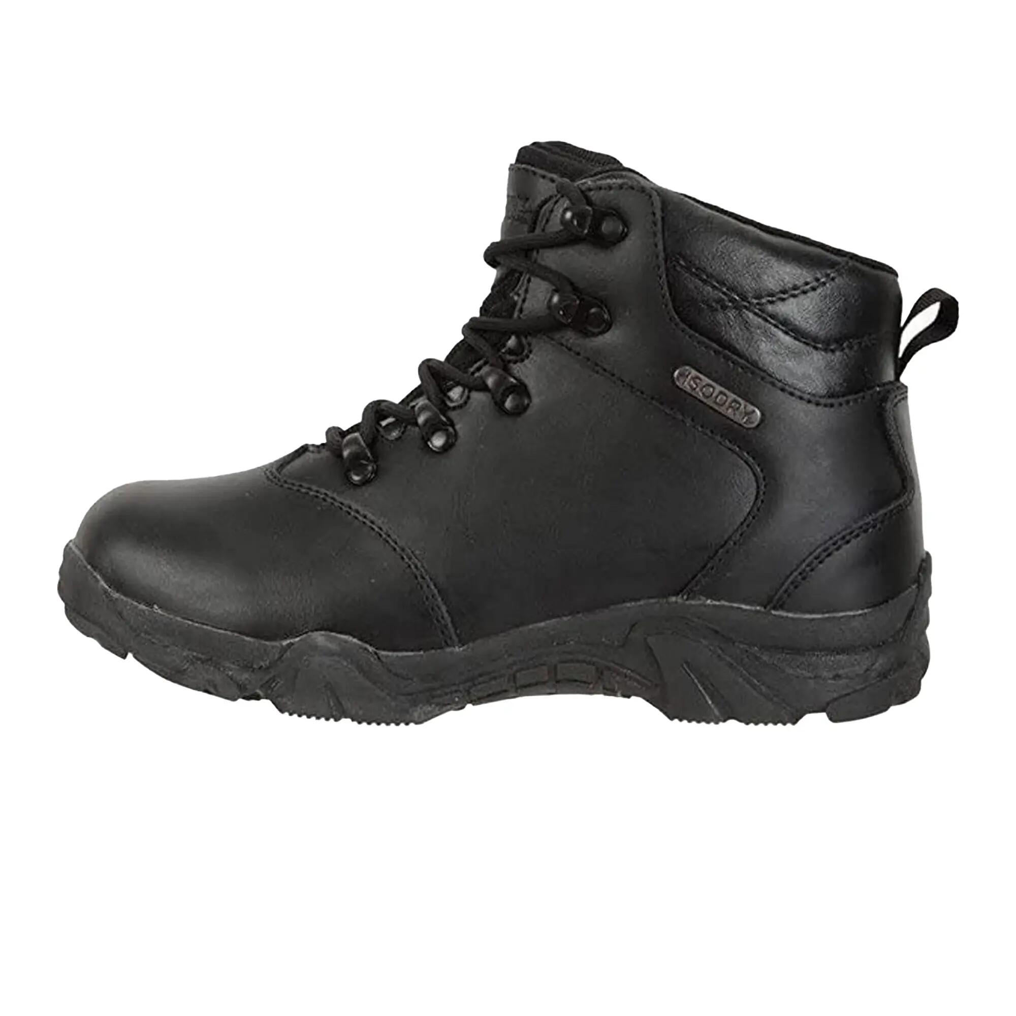 Childrens/Kids Canyon Waterproof Suede Walking Boots (Black) 3/6
