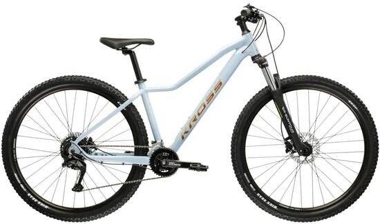 Rower górski KROSS Lea5.0 27,5" XS(14)" MTB 18 biegów niebieski/miedziany połysk