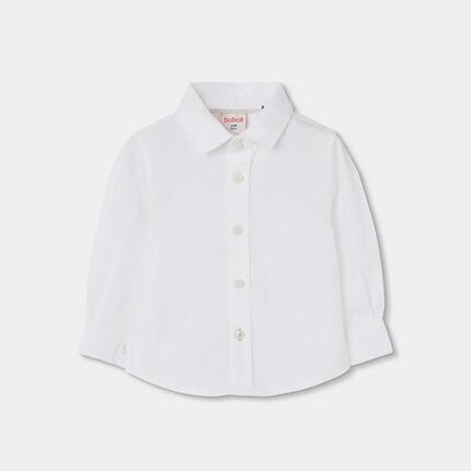 Chemise garçon manches longues Oxford
