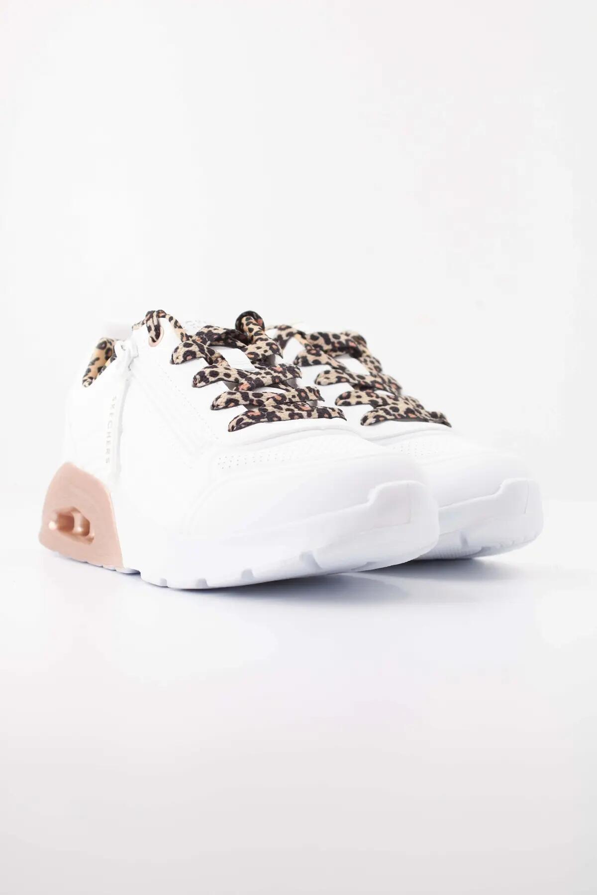 Buty SKECHERS UNO LITE 2.0 - LEOPARD STRIDE Biały 5/5