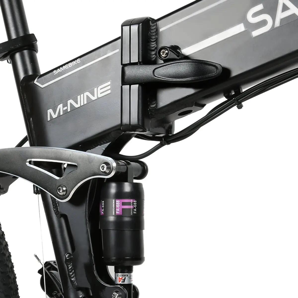 SAMEBIKE LO26-II-FT-YD Bicicletta elettrica pieghevole da 26'',48V 14Ah batteria 5/6