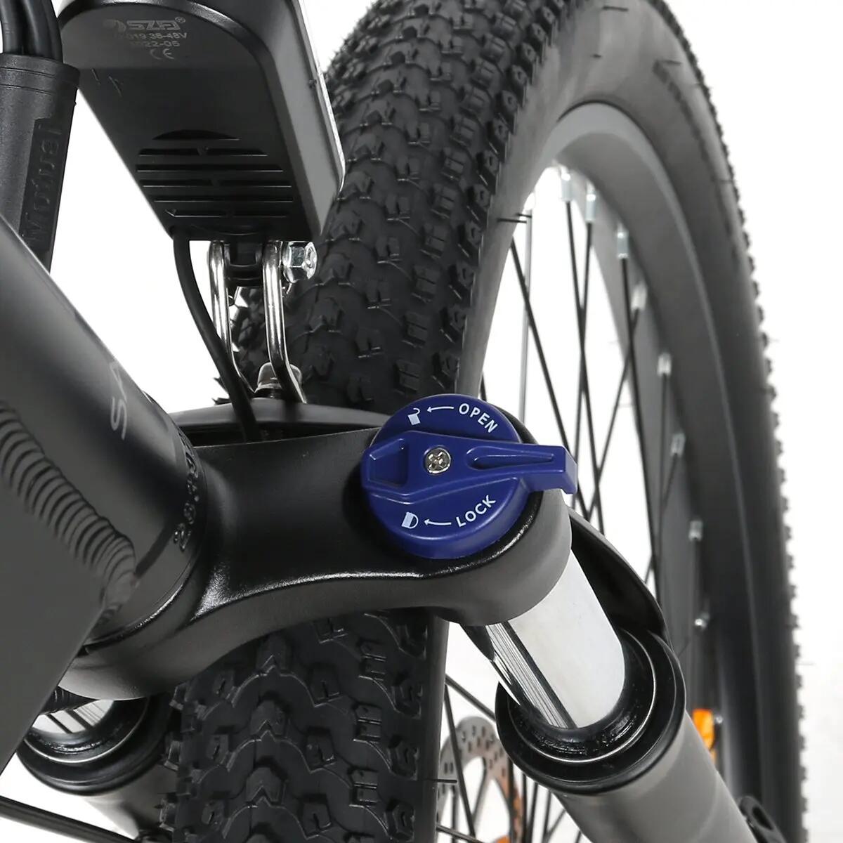 SAMEBIKE LO26-II-FT-YD Bicicletta elettrica pieghevole da 26'',48V 14Ah batteria 4/6