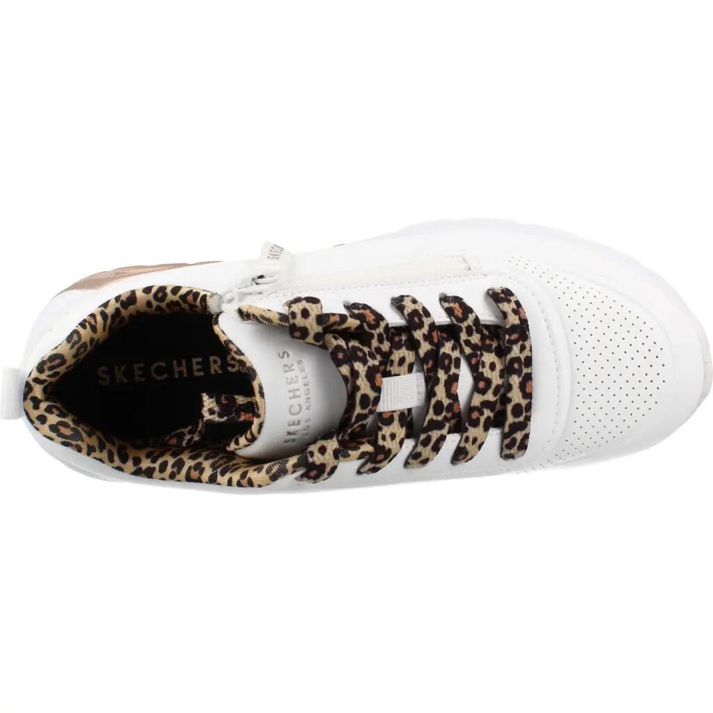 Buty SKECHERS UNO LITE 2.0 - LEOPARD STRIDE Biały 2/5