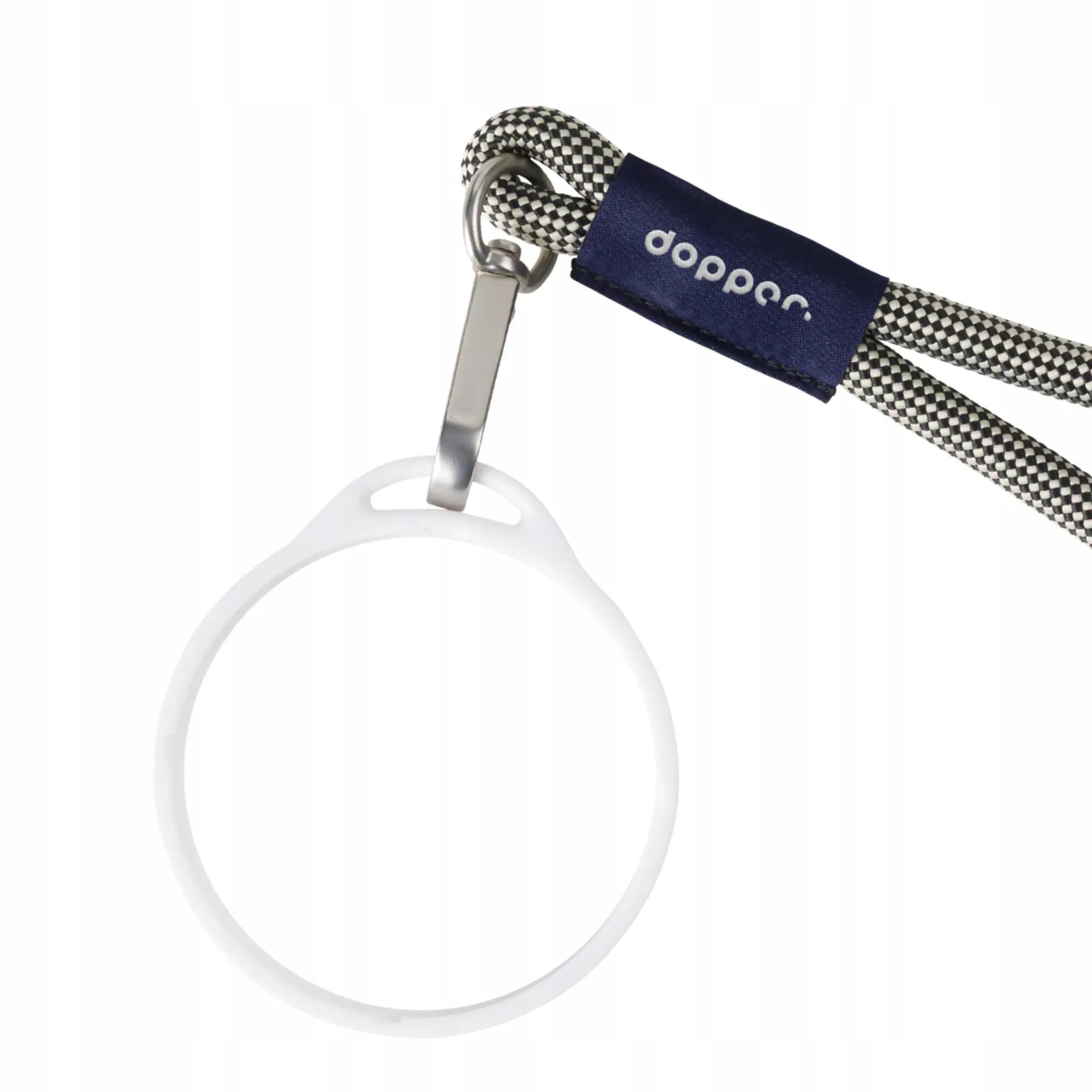Opaska uchwyt do kubka termicznego Dopper Travel Mug biało czarny 4/7
