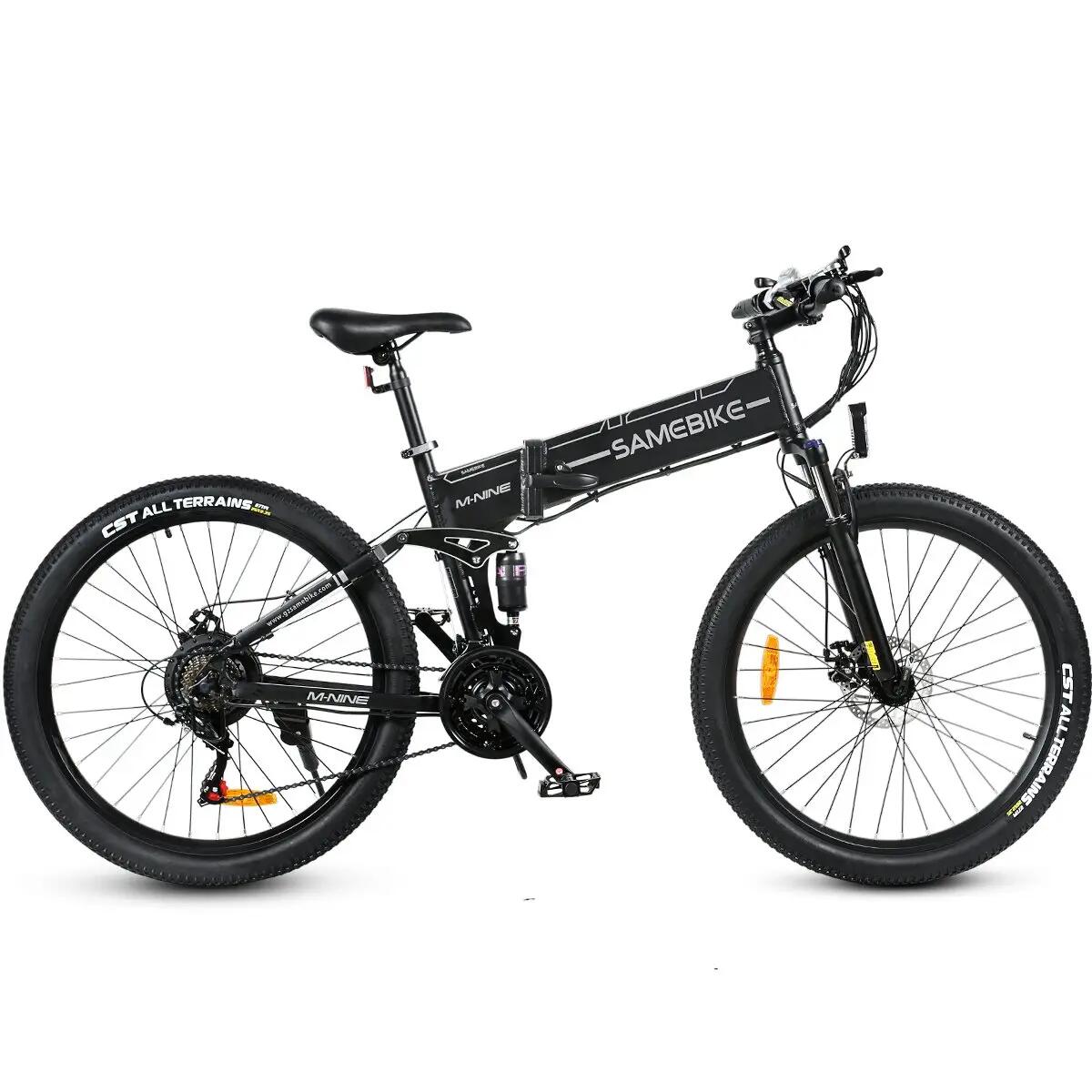 SAMEBIKE LO26-II-FT-YD Bicicletta elettrica pieghevole da 26'',48V 14Ah batteria 2/6