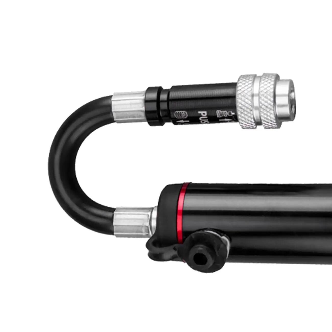 Mini-pompa per bicicletta 150 psi per valvole Presta e Schrader 7/7