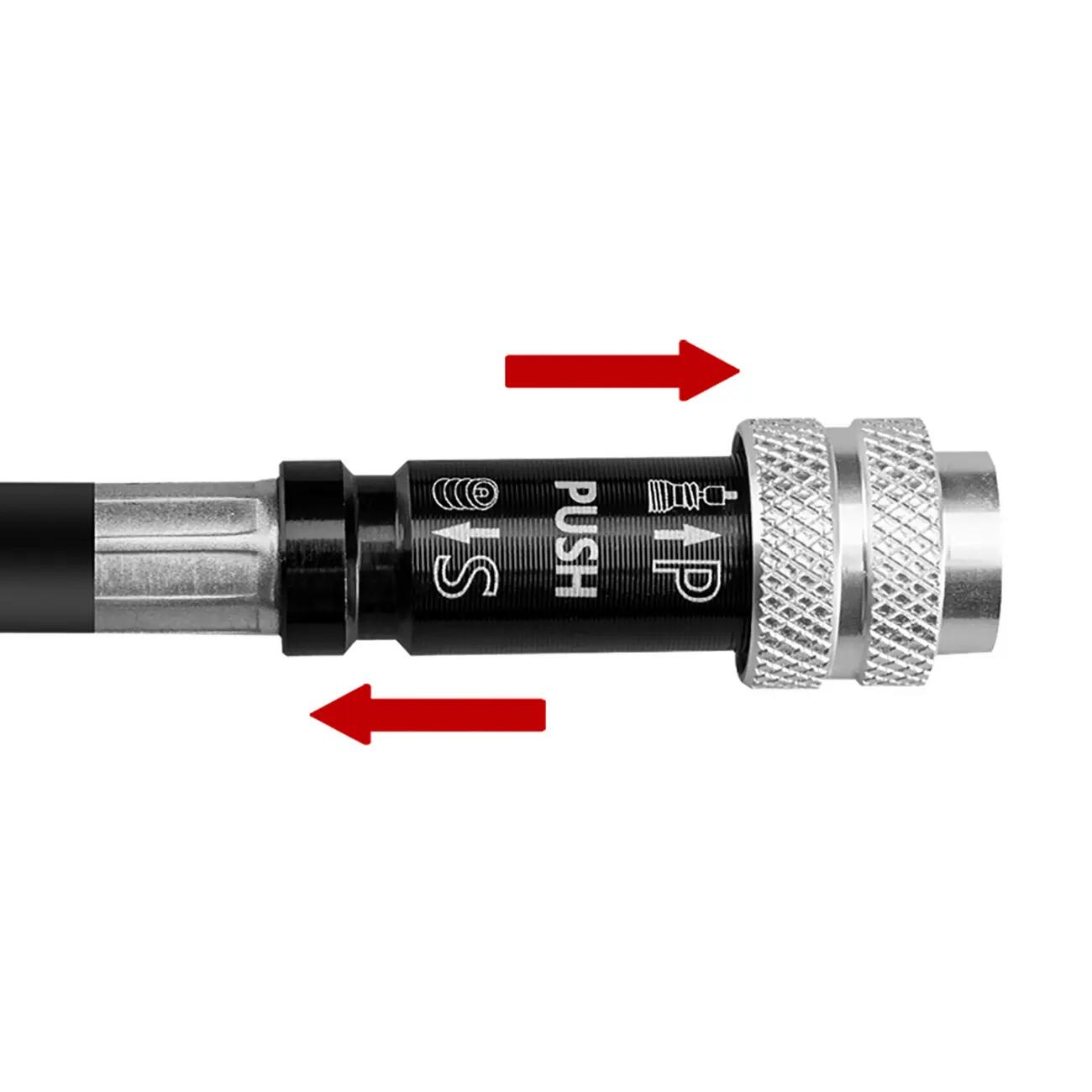 Mini-pompa per bicicletta 150 psi per valvole Presta e Schrader 4/7
