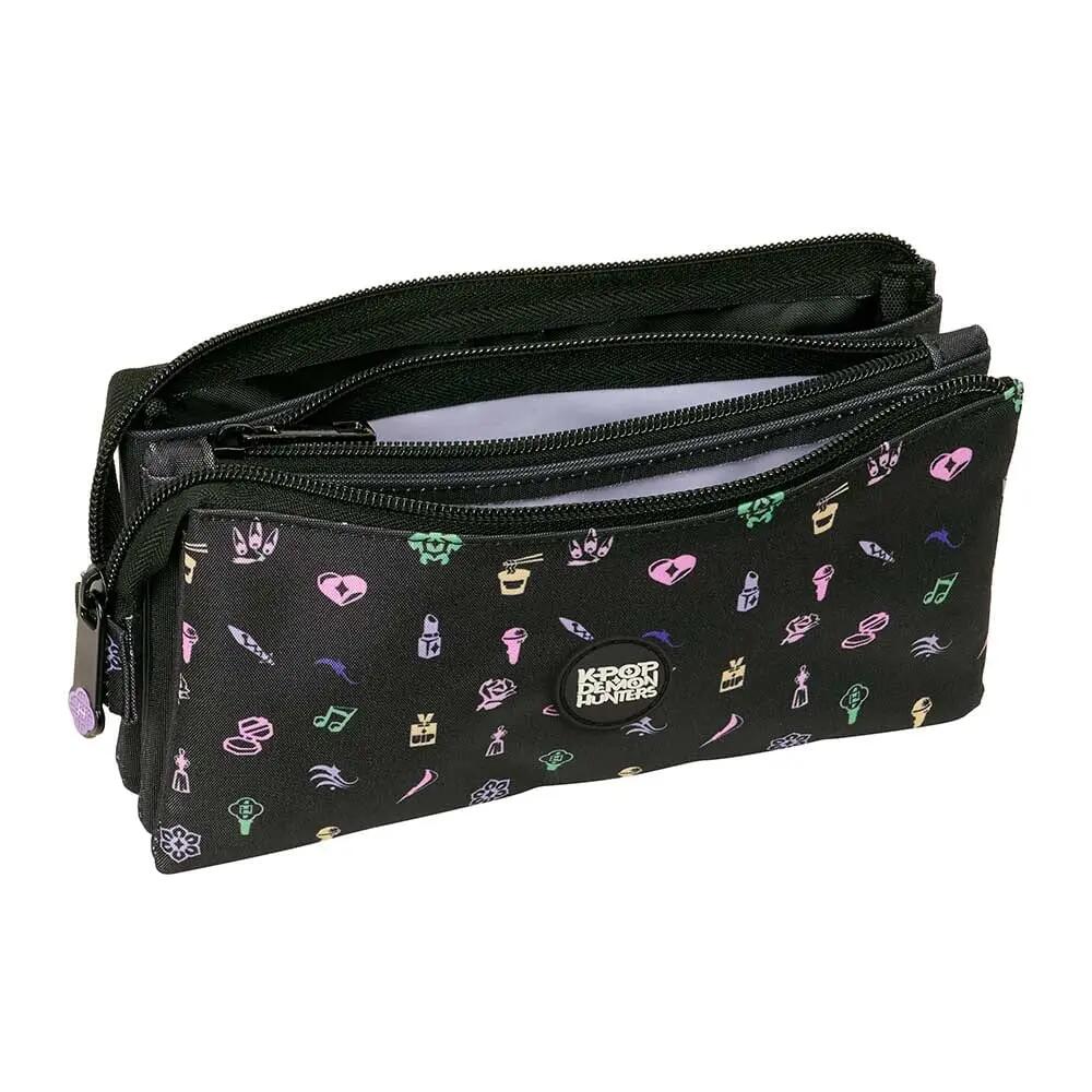 Astuccio Scolastico Triplo K-Pop Demon Hunters Sound 22 x 3 x 12 cm 3/3