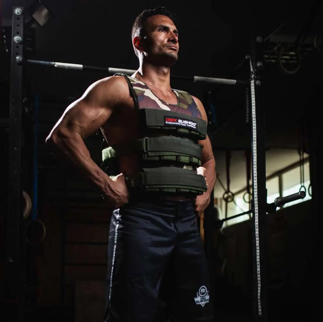 Kamizelka treningowa obciążeniowa z regulacją wagi - 30 kg - DBX Bushido 4/7