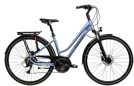Rower trekkingowy damski Kross Trans 4.0 28" M(17") 24 biegi niebieski/czarny
